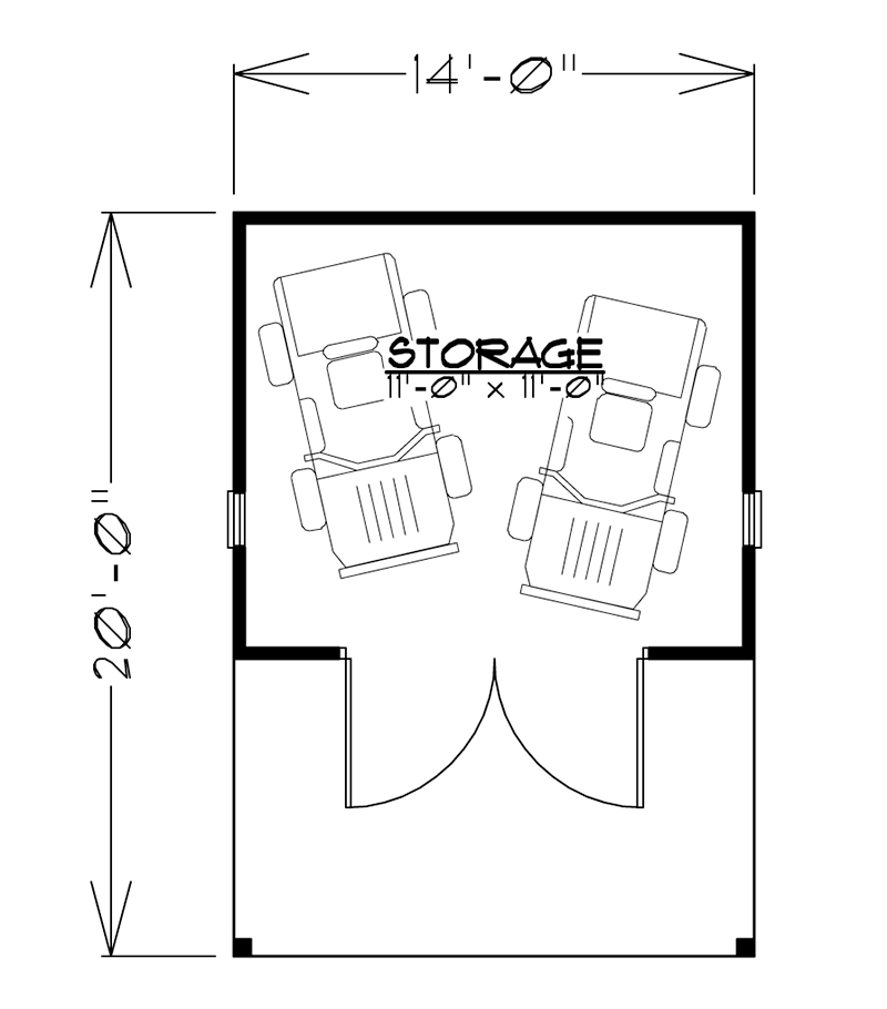 ATV Shed Footprint