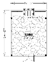 Screened Picnic Shelter Footprint