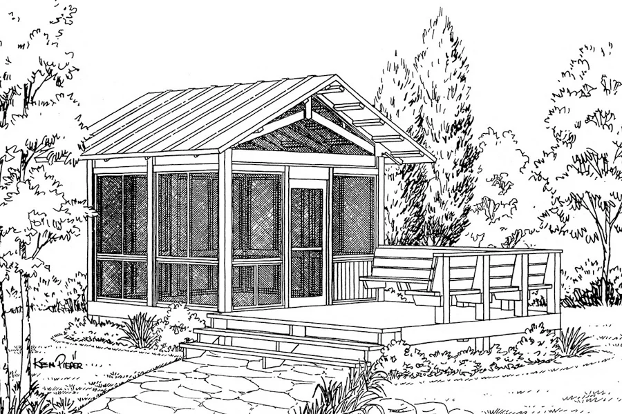 Pond House Rendering