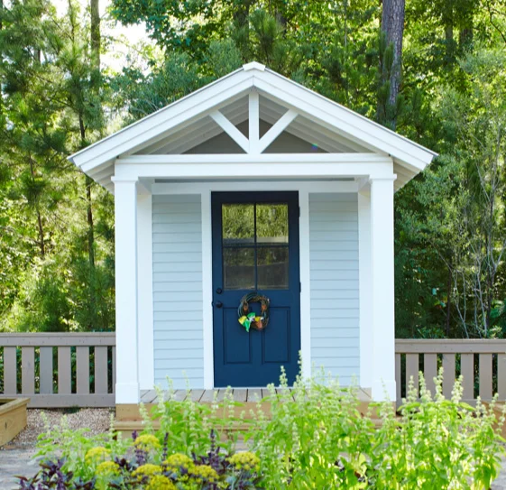 Vernacular Garden Shed Exterior Front