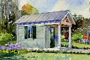 Vernacular Garden Shed Color Rendering