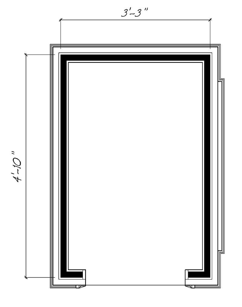 Riverbend Dog House Footprint