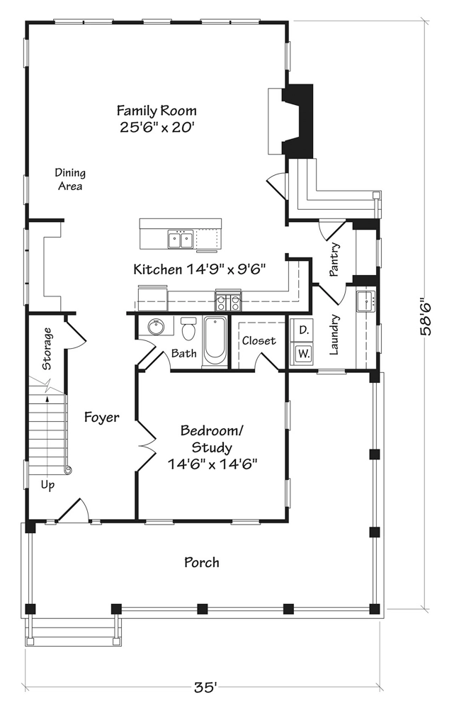 Bay Point Cottage Main Floor