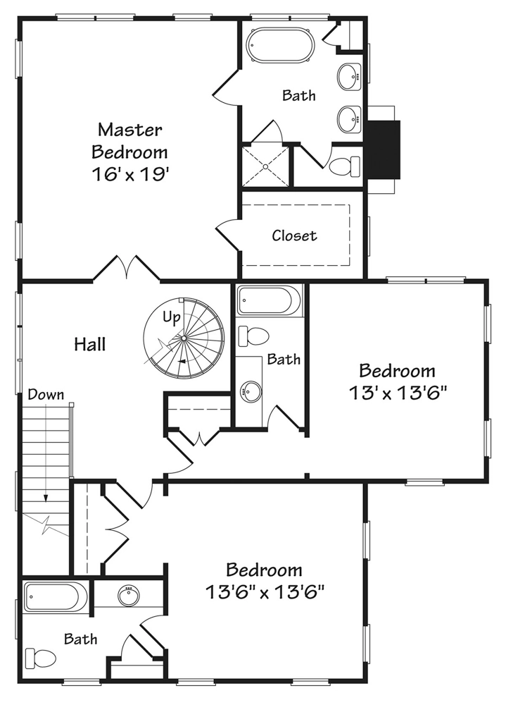 Bay Point Cottage Upper Floor