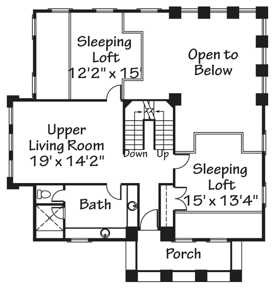 Classical Retreat Upper Floor