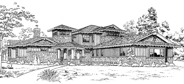 Pasadena Front Rendering