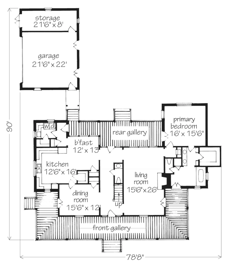 An Acadian Classic Main Floor