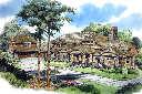 Wind River Lodge Color Rendering Front