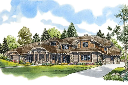 Adirondack Lodge Color Rendering Front
