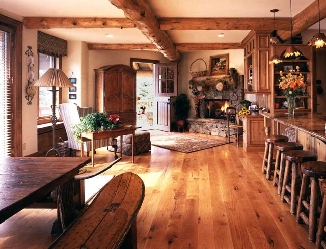 Adirondack Lodge Photo Dining Room