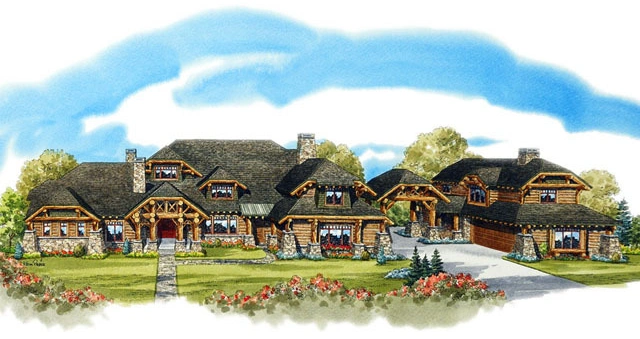 Pioneer Lodge Color Rendering Front