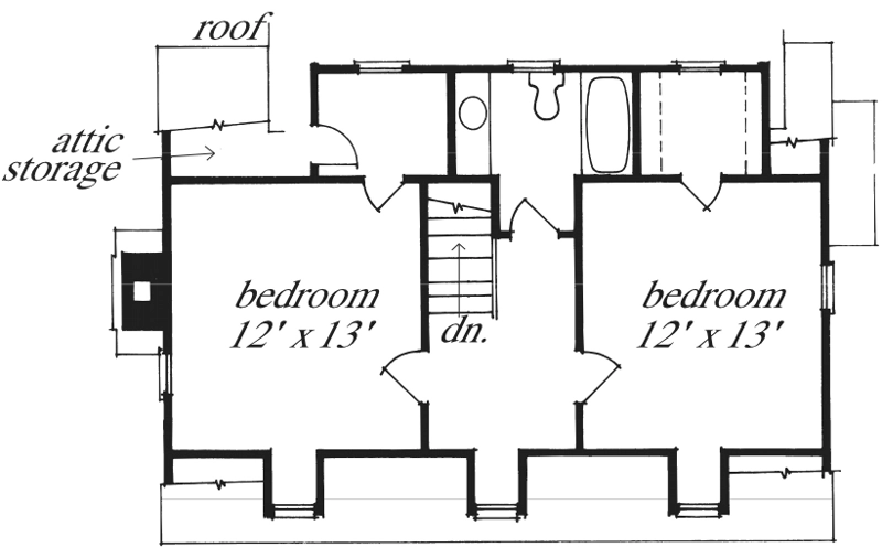 Our Colonial Cottage Upper Floor