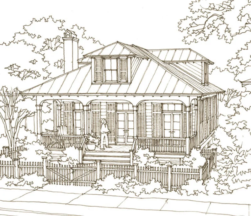 Aiken Street Front Rendering