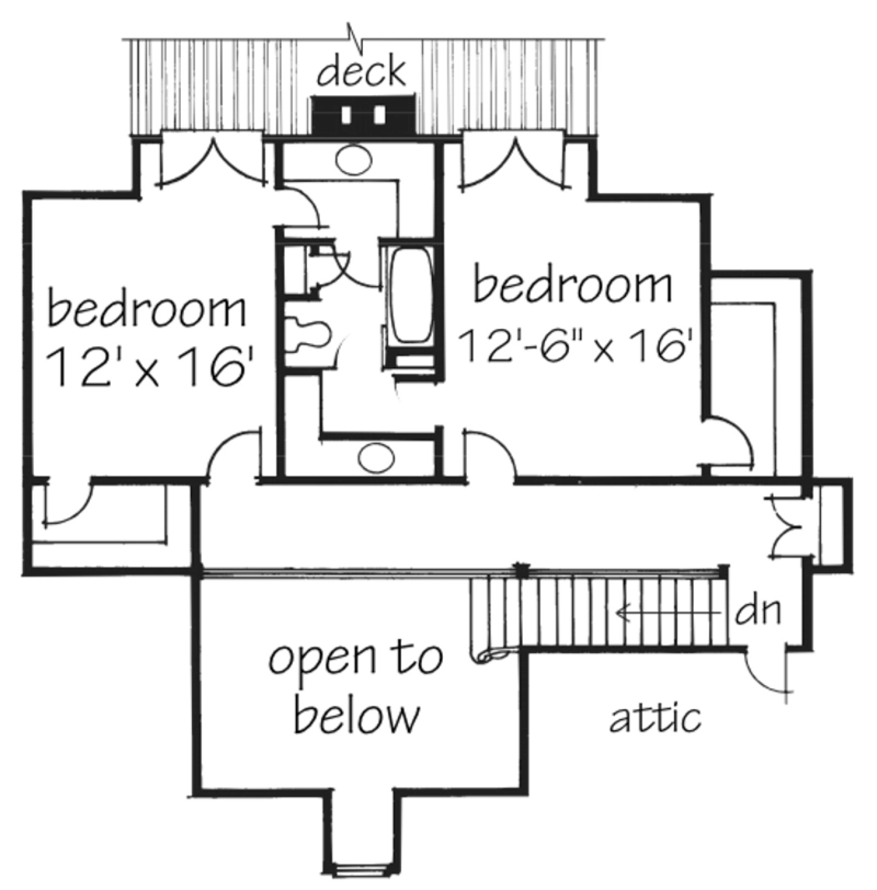 The Twin Gables Upper Floor