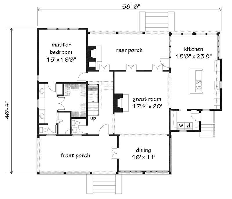 Vintage Lowcountry Main Floor