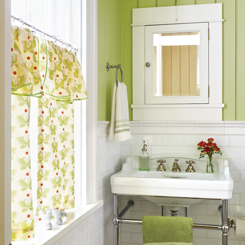 Vintage Lowcountry Photo Powder Room