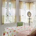 Vintage Lowcountry Photo Bedroom Windows
