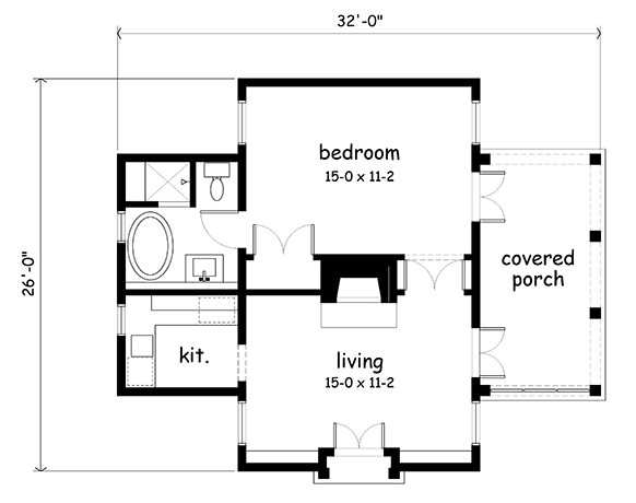 Garden Cottage Main Floor