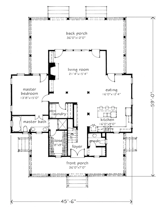 Four Gables Main Floor