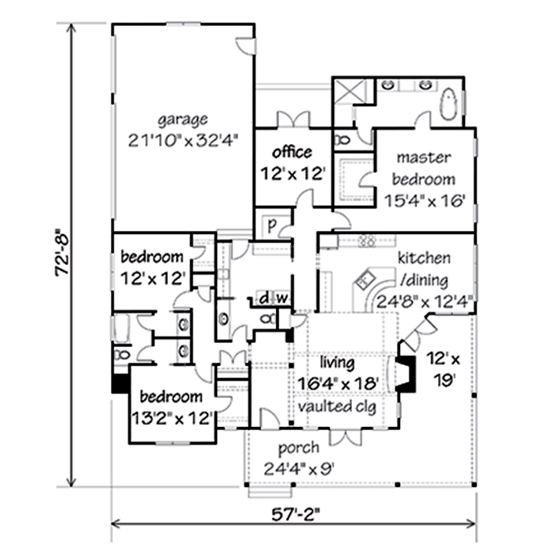Chesters Creek Cottage Main Floor