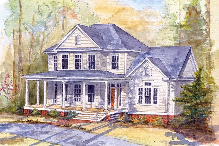 Highland Farm Color Rendering Front