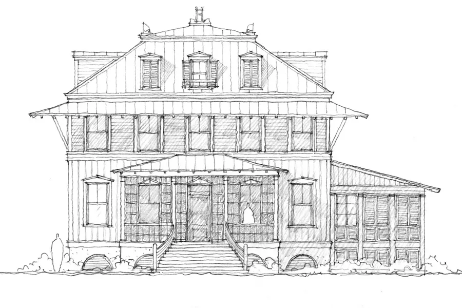 2013 Coastal Living Showhouse Photo Front Elevation