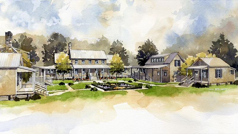 Idea House at Fontanel Color Rendering Front