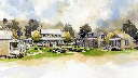 Idea House at Fontanel Color Rendering Front