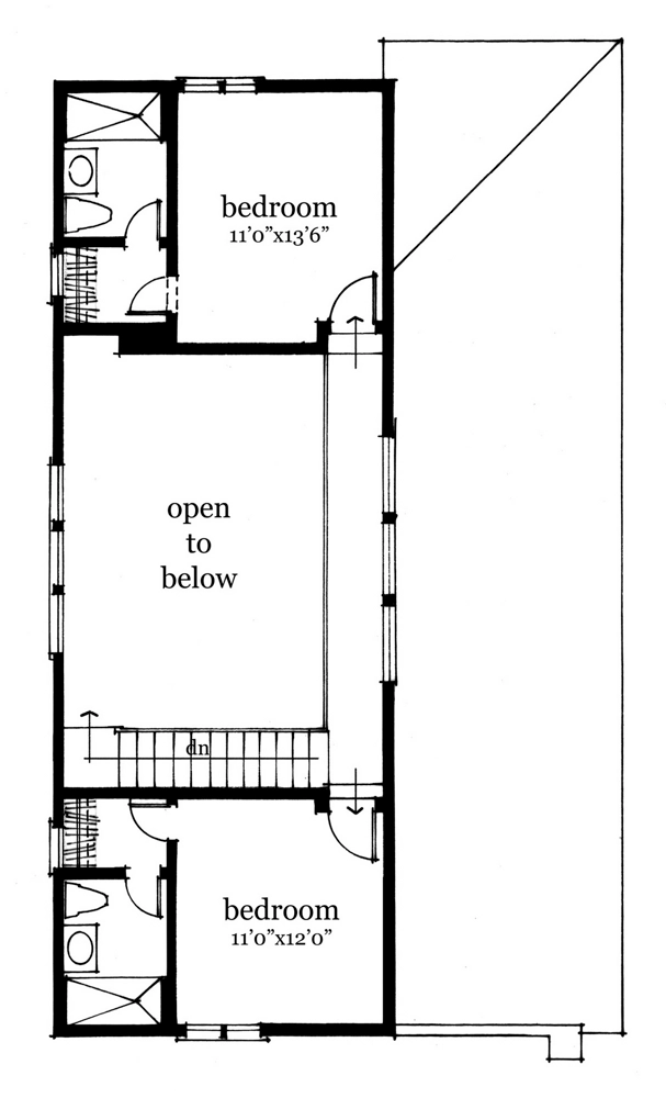 Rosebud Cottage Upper Floor