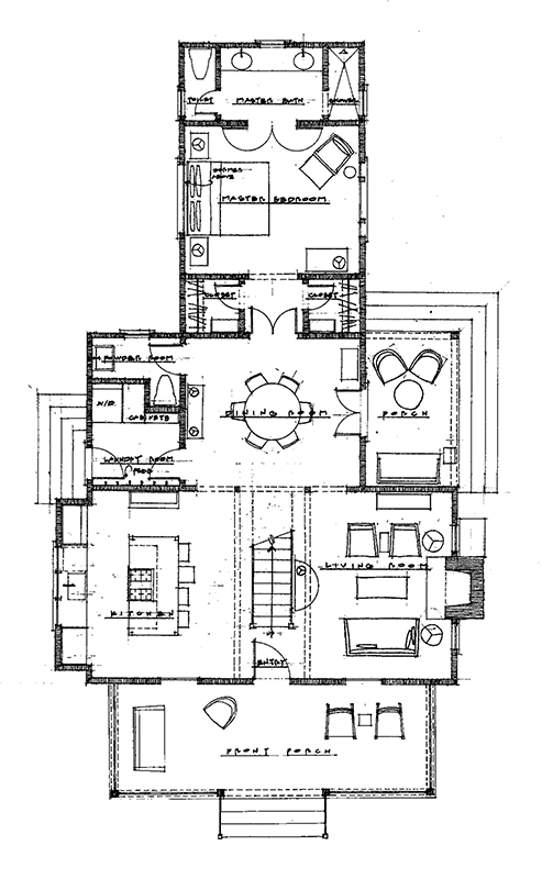 Randolph Cottage Alternate Main Floor