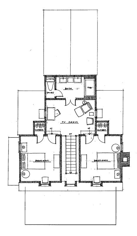 Randolph Cottage Alternate Upper Floor