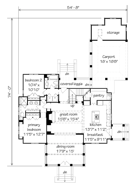 Farmdale Cottage Main Floor