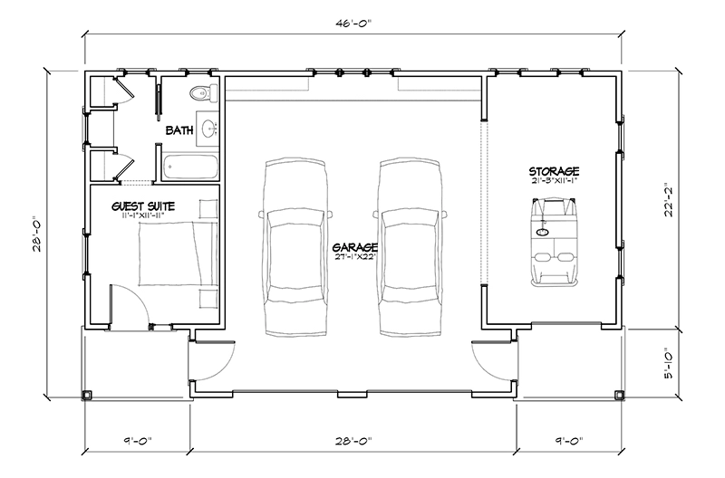 Tideland Haven Garage Main Floor