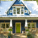 Little Blue Farmhouse Photo Front Entry