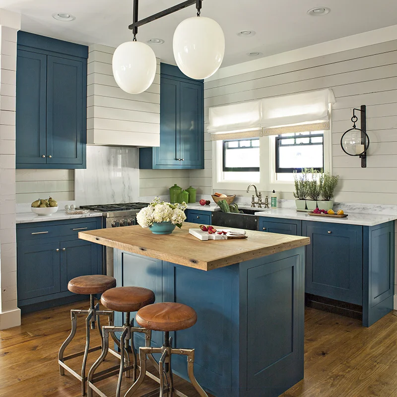 Little Blue Farmhouse Photo Kitchen