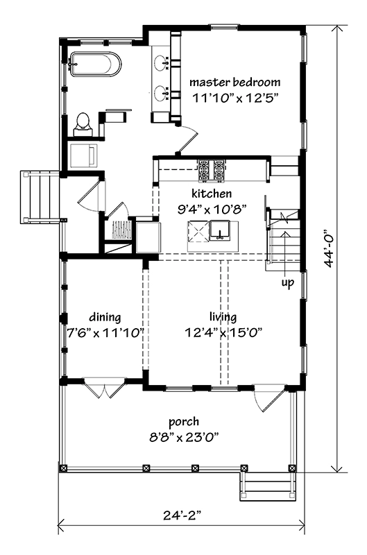 Hunting Island Cottage Main Floor