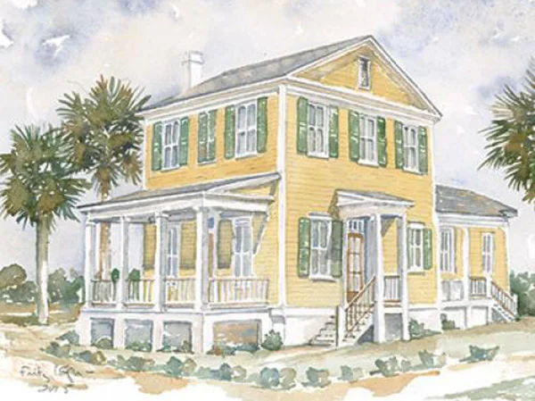Abbey Row Cottage Color Rendering Front