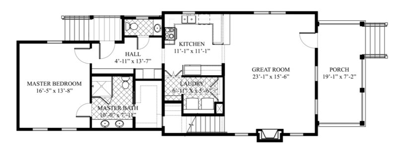 Abbey Row Cottage Main Floor