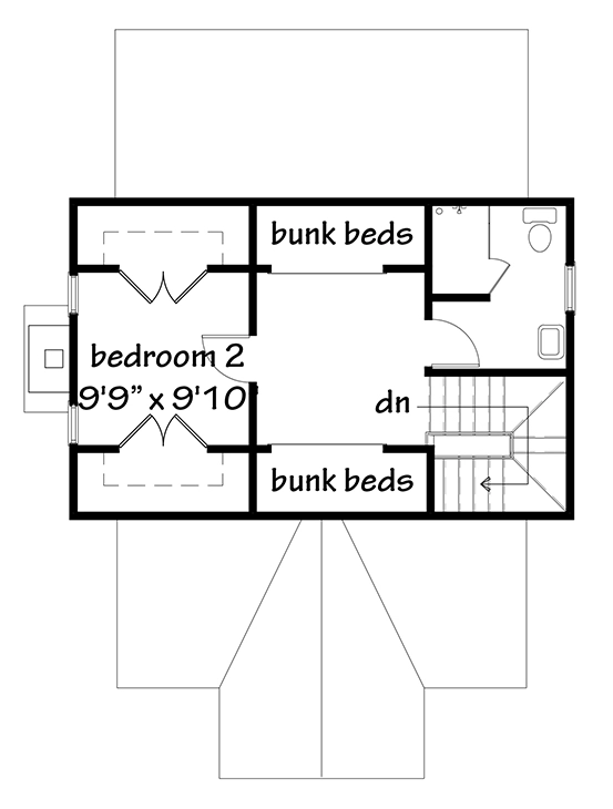 Cloudland Cottage Upper Floor