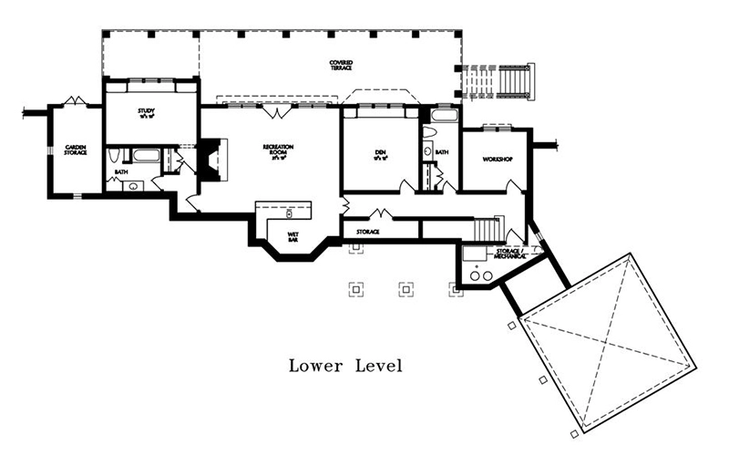 Woodland Retreat Lower Floor