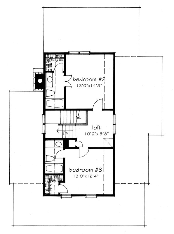Sweetbay Cottage Upper Floor