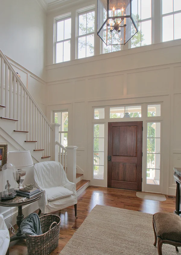 Old Oyster Photo Two-Story Foyer