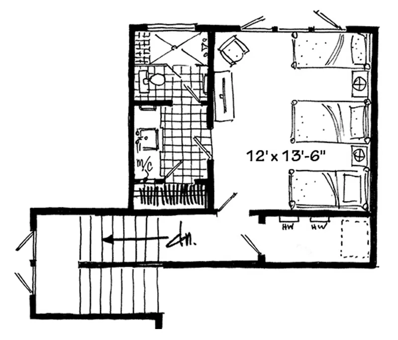 Bunkhouse II Upper Floor