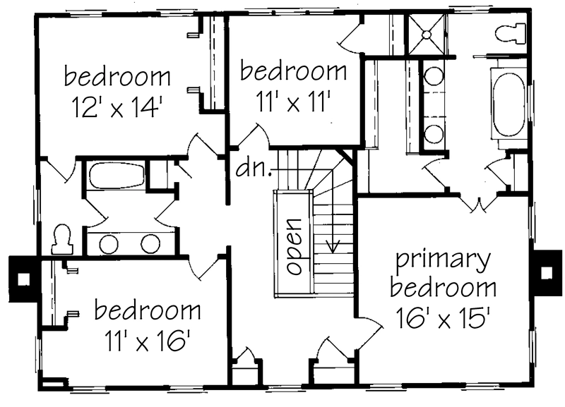 Traditional Touches Upper Floor