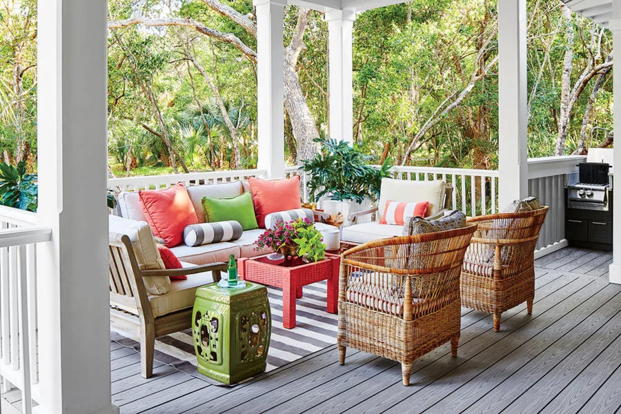 Islander Cottage Photo Back Porch