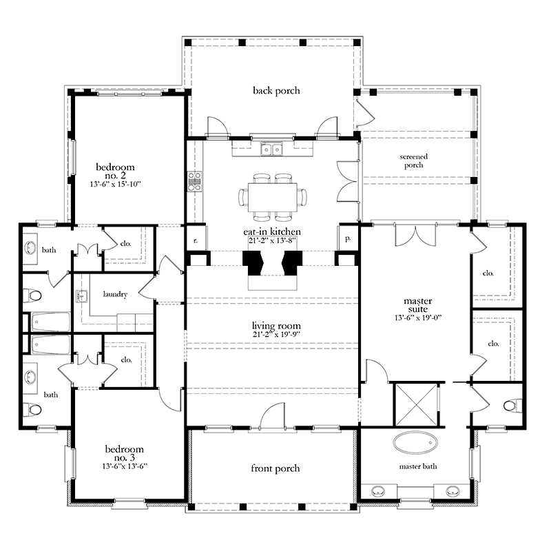 Charlestowne Creek Cottage Main Floor