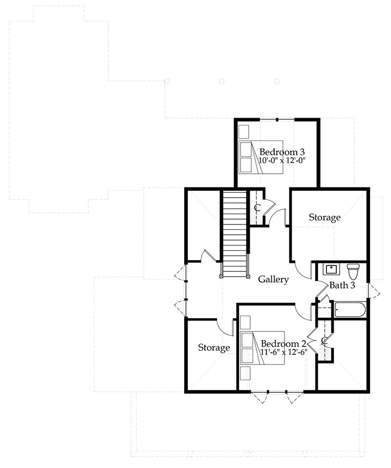 River Place Cottage Upper Floor