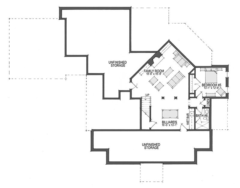 Colonial Revival Lower Floor