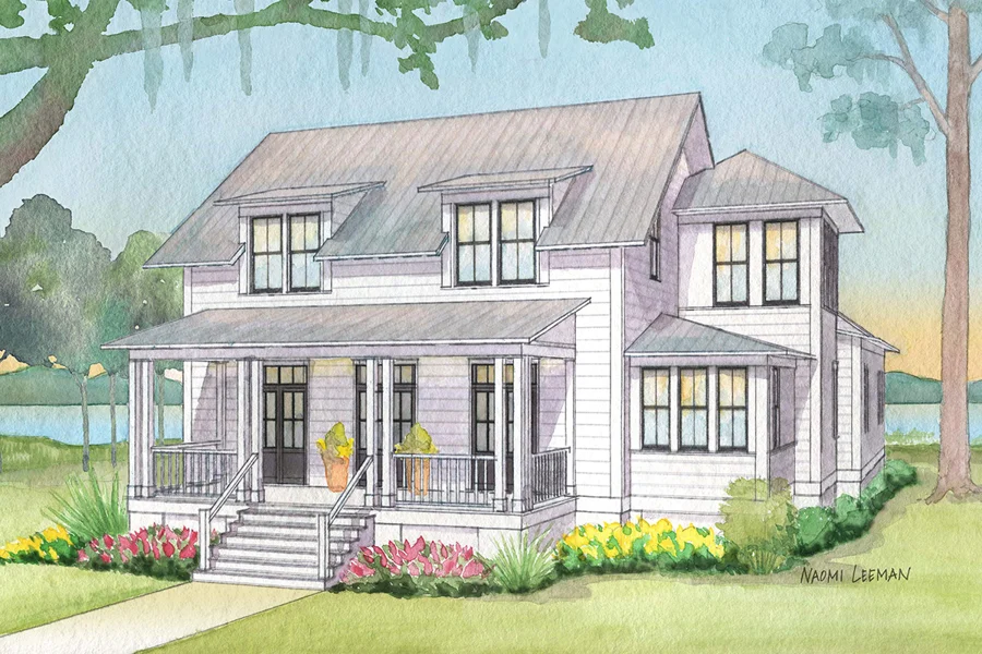 Coastal Living Cottage Color Rendering Front