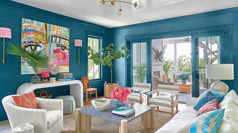 Coastal Living Cottage Photo Living Room